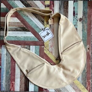 Sash Cream Crossbody Bag